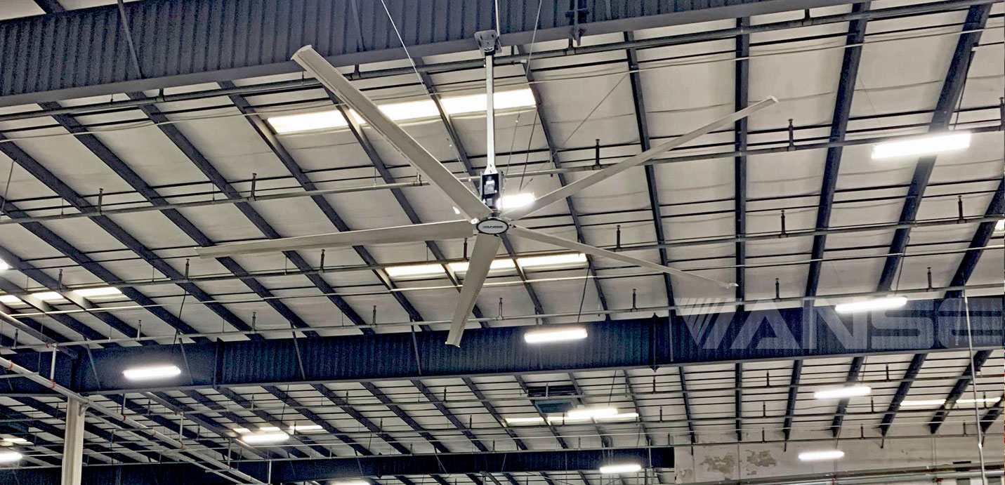 上海百世物流倉(cāng)庫工業(yè)大風(fēng)扇