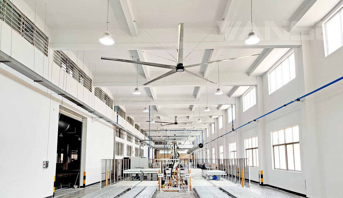 常州新能源車間工業(yè)大吊扇通風除濕