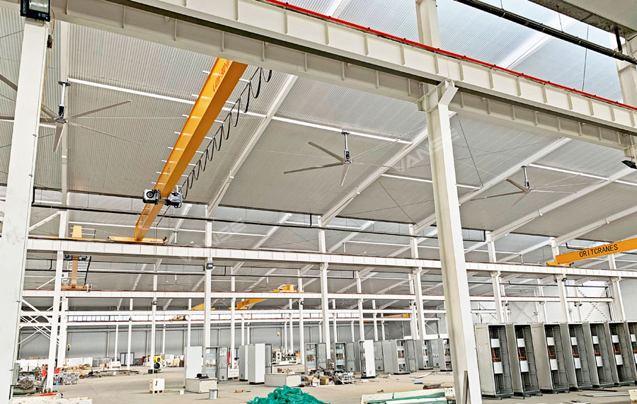 大型工業(yè)吊扇集成