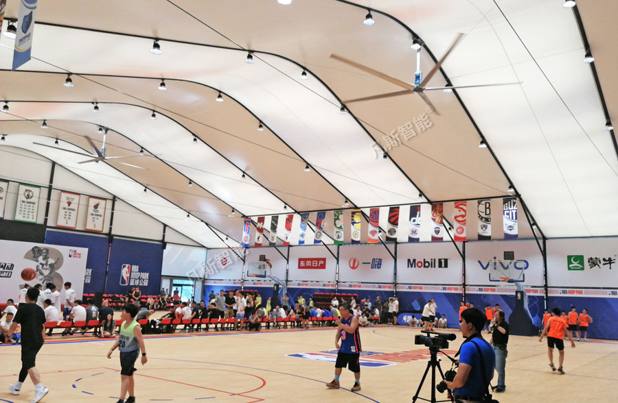 室內(nèi)籃球館工業(yè)大風(fēng)扇